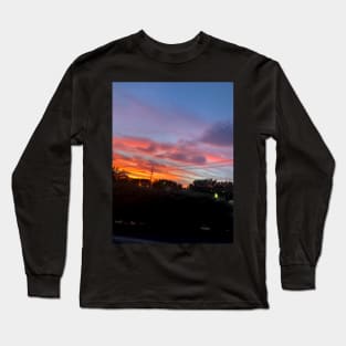 Sunset Over Burger King Parking Lot Two Long Sleeve T-Shirt